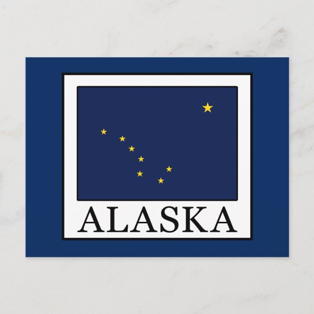 Alaska Postkarte (Vorderseite)