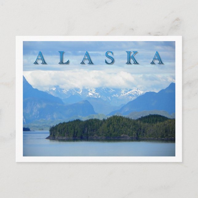 Alaska Postkarte (Vorderseite)
