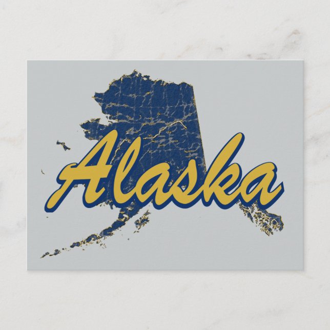 Alaska Postkarte (Vorderseite)