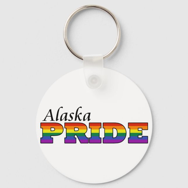 Alaska Pride Schlüsselanhänger (Vorderseite)