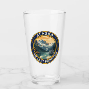 Alaska Reise Kunst Abzeichen Glas