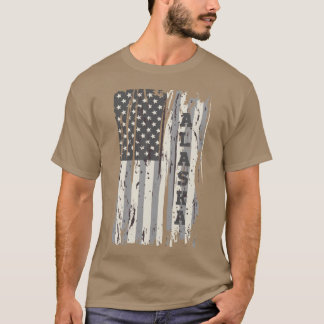 Alaska Retroflagge perfekt Geschenk für Ihren näch T-Shirt