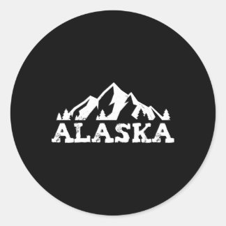 Alaska Runder Aufkleber