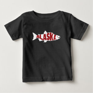 Alaska Salmon Baby T-shirt