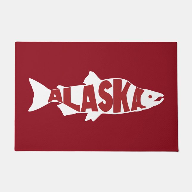 Alaska Salmon Doormat Fußmatte (Vorderseite)