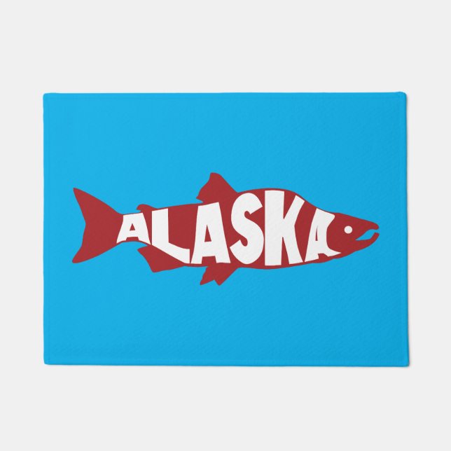 Alaska Salmon Fußmatte (Vorderseite)