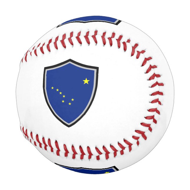 Alaska-Schild-Baseball Baseball (Vorne Rechts)