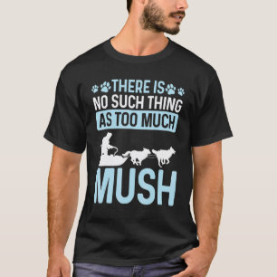 Alaska-Schlittenhunderennen Mushing-Saison Husky-S T-Shirt