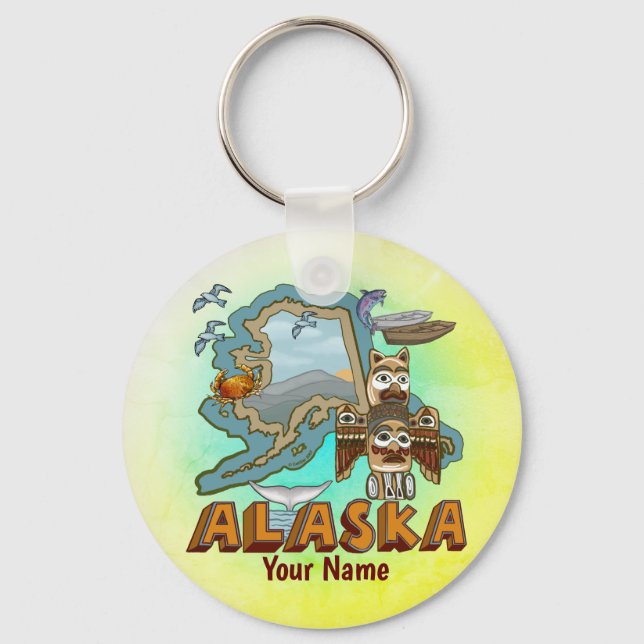 Alaska Schlüsselanhänger (Vorderseite)