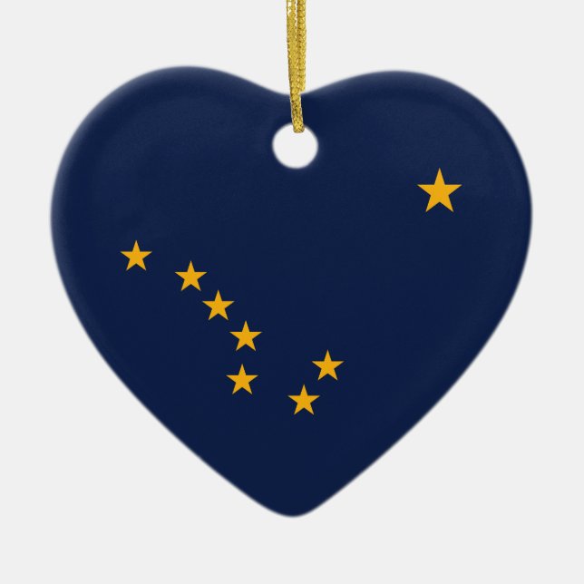 Alaska-Schmuck Keramikornament (Vorne)