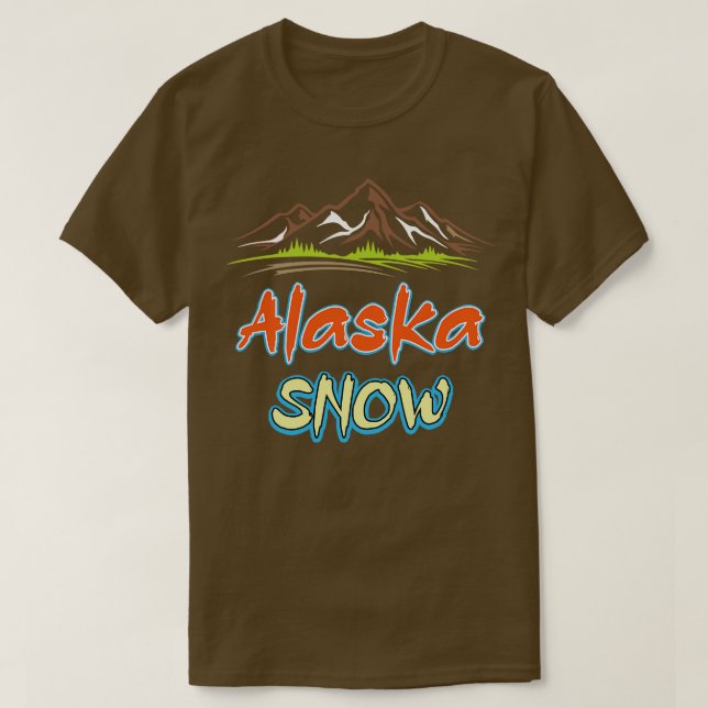 Alaska Schnee TShirt (Design vorne)