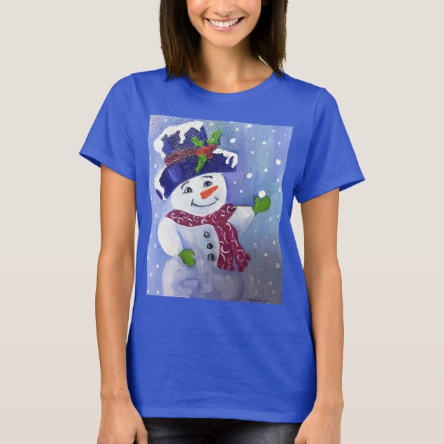 Alaska-Schneemann-T-Shirt T-Shirt (Vorderseite)
