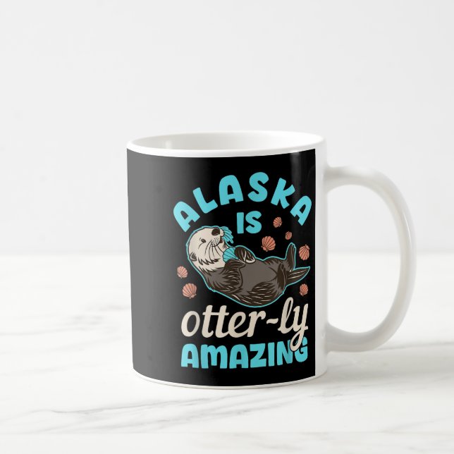 Alaska Sea Otter Vacation Souvenir Kaffeetasse (Rechts)