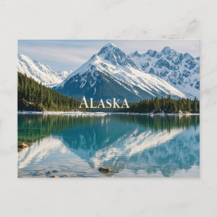 Alaska-Sicht Postkarte