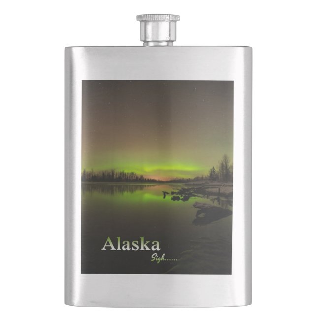 Alaska Sigh.... Flachmann (Vorderseite)