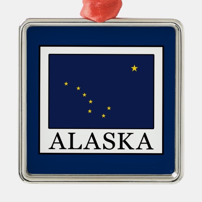 Alaska Silbernes Ornament (Vorne)