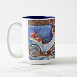 Alaska Sleigh Bells Ring Zweifarbige Tasse