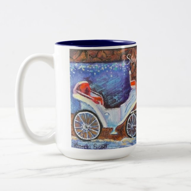 Alaska Sleigh Bells Ring Zweifarbige Tasse (Links)