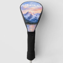 Alaska Soft Pastel Sonnenuntergang Wilderness Land