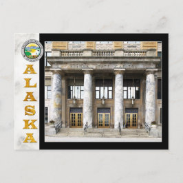 Alaska Staat Hauptstadt Gebäude in Juneau Postkarte
