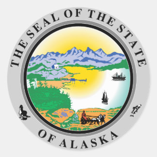 Alaska Staat Siegel Stickers