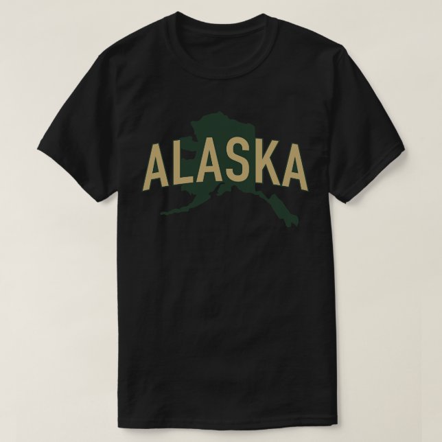 Alaska Staat T-Shirt (Design vorne)