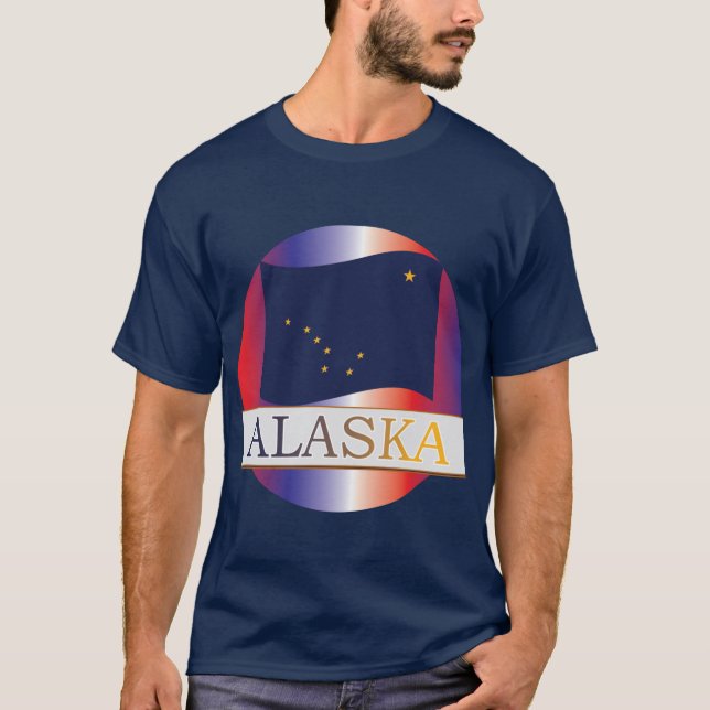 Alaska Staat T-Shirt (Vorderseite)