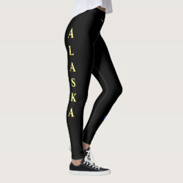 Alaska Staat Vergessen Sie Me Nots Staat Blume Leg Leggings