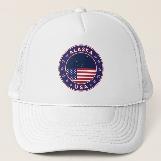 Alaska, Staaten der USA Truckerkappe (Vorderseite)
