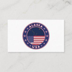 Alaska, Staaten der USA Visitenkarte