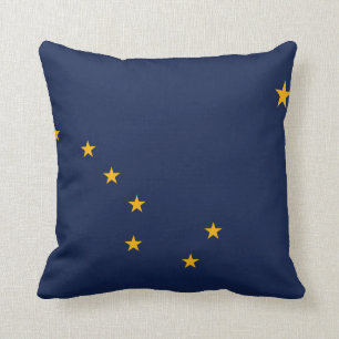Alaska-Staats-Flagge Kissen