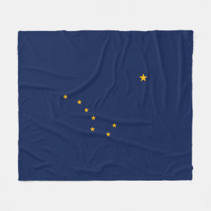 Alaska-Staats-Flaggen-Entwurf Fleecedecke