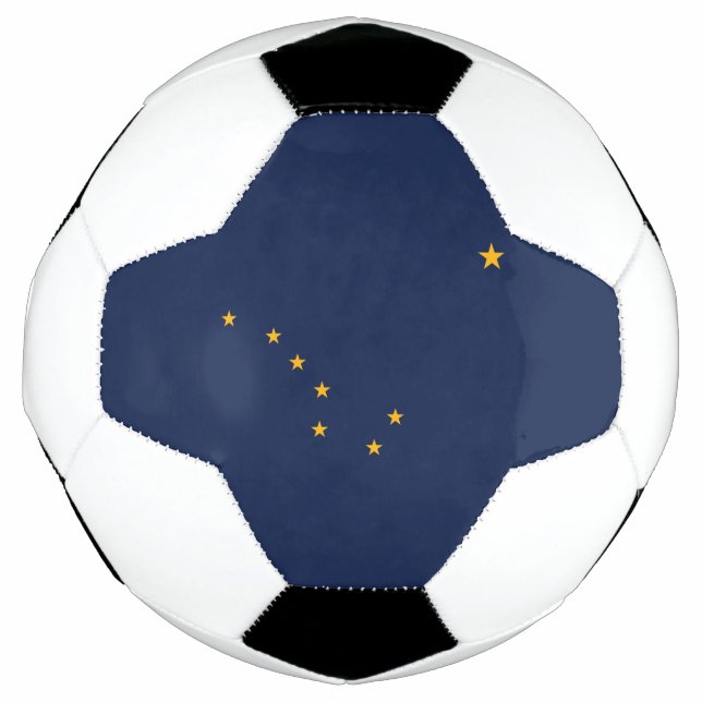 Alaska Staatsflagge Fußball (Vorderseite)