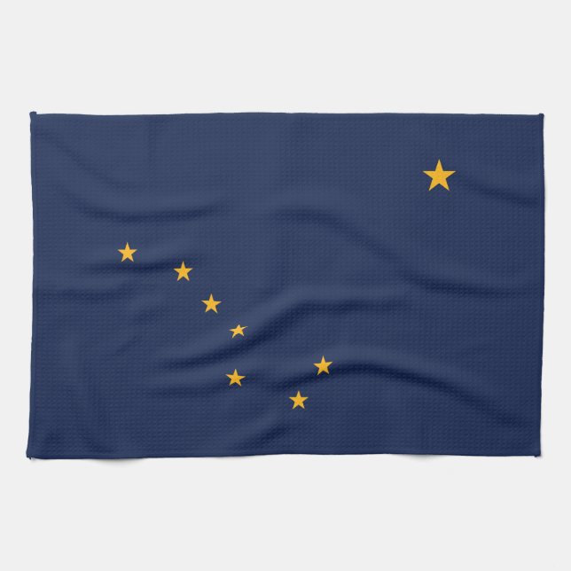 Alaska Staatsflagge Küchentücher (Horizontal)