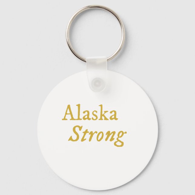Alaska Strong Schlüsselanhänger (Vorderseite)
