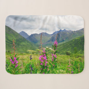 Alaska-Tal-Wildblumen Sherpadecke