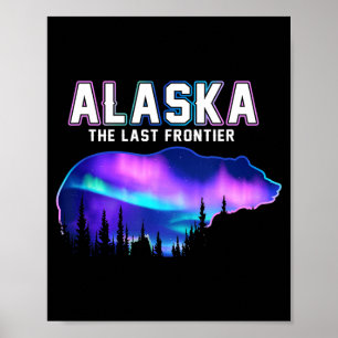 Alaska The Last Frontier Est 1959 Nordlichter Poster
