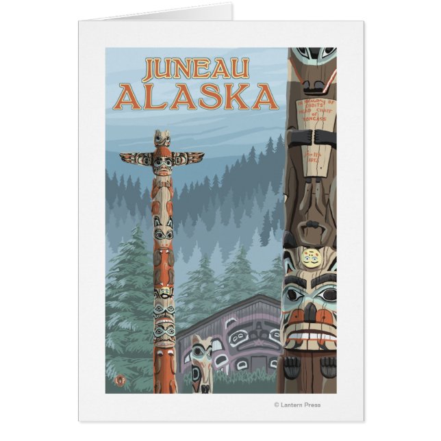 Alaska Totem Poles - Juneau, Alaska (Vorne)