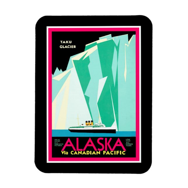 Alaska Travel Magnet (Vertikal)