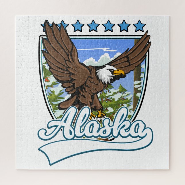 Alaska Travel Patch (Vertikal)