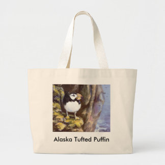 Alaska Tufted Puffin Jumbo Stoffbeutel