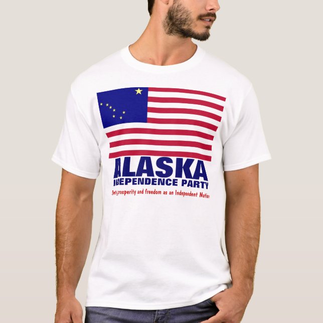 ALASKA-UNABHÄNGIGKEITS-PARTY T-Shirt (Vorderseite)