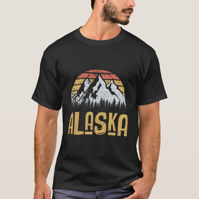 Alaska Us Mountain Glacier T-Shirt (Vorderseite)