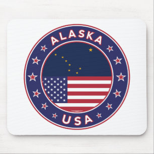Alaska, USA Bundesstaaten Mousepad
