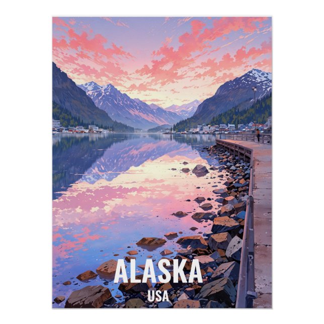 Alaska, USA Poster (Vorderseite)