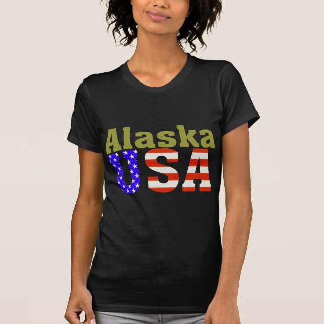 Alaska USA! T-Shirt (Vorderseite)
