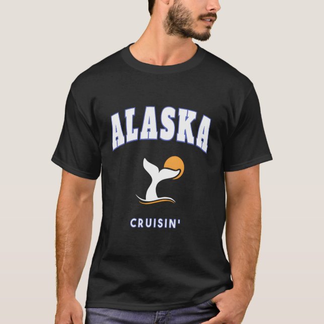 Alaska Vacation Cruise Whale Watching T-Shirt (Vorderseite)