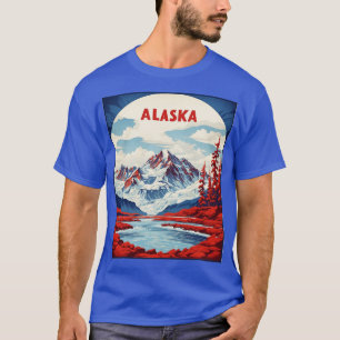 Alaska Vereinigte Staaten von Amerika Tourismus Vi T-Shirt