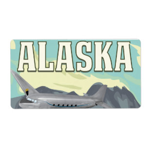 Alaska Vintage Travel Poster