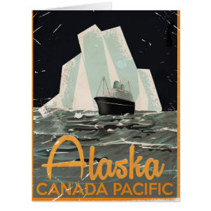 Alaska Vintage Travel Poster